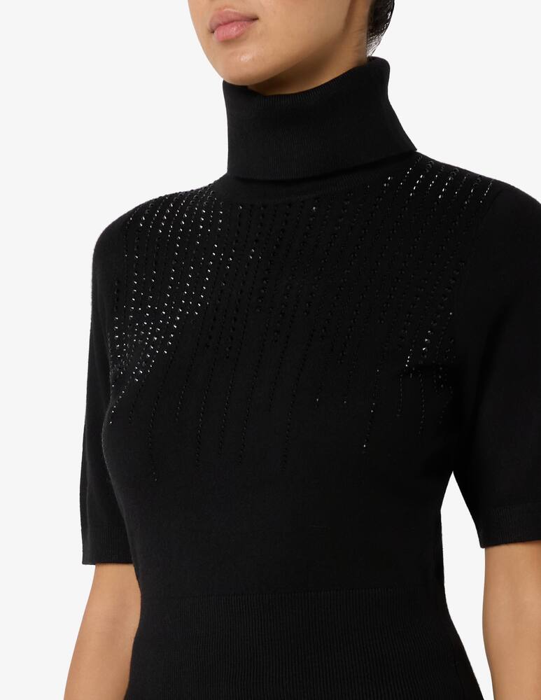 rinascente SEVENTY Turtleneck strass jumper