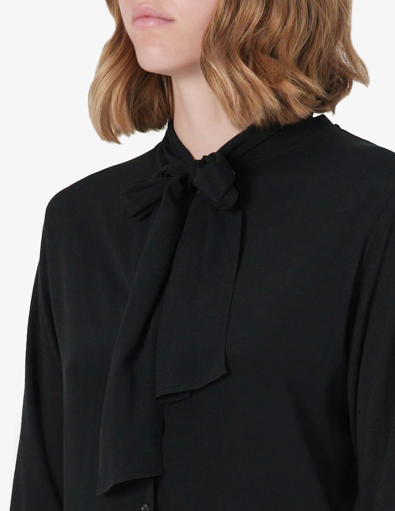 SEVENTY Silk blend tie-neck blouse - picture 4 SEVENTY Silk blend tie-neck blouse - picture 4