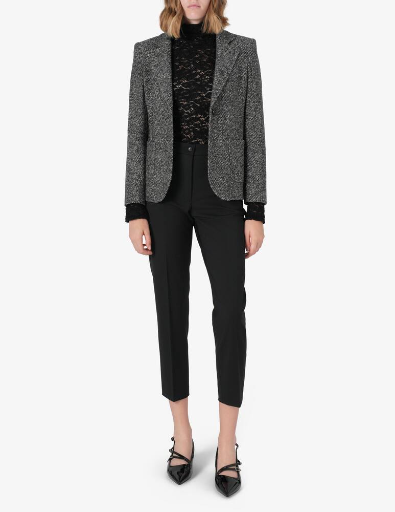 rinascente SEVENTY Micro-pattern wool jacket