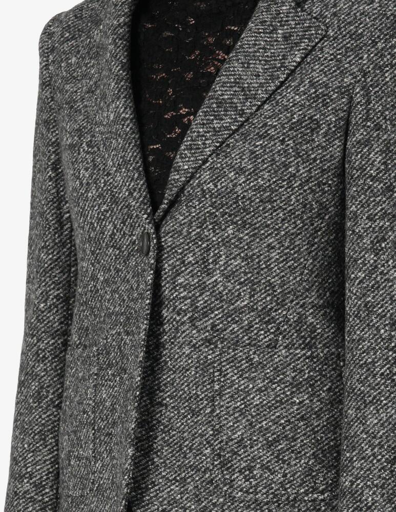 rinascente SEVENTY Micro-pattern wool jacket