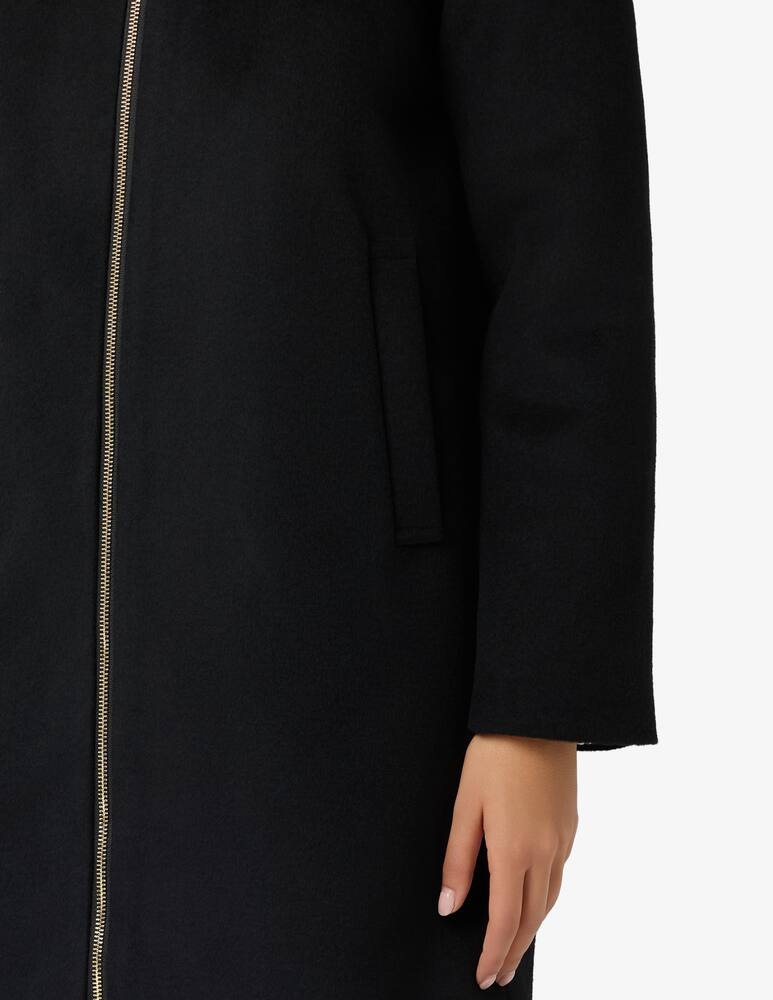SEVENTY Cappotto in lana e nylon con cappuccio - immagine 4 SEVENTY Cappotto in lana e nylon con cappuccio - immagine 4