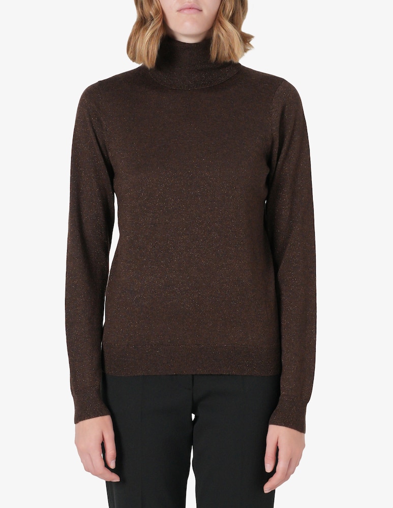 SEVENTY Dolcevita lurex turtleneck - picture 1 SEVENTY Dolcevita lurex turtleneck - picture 1