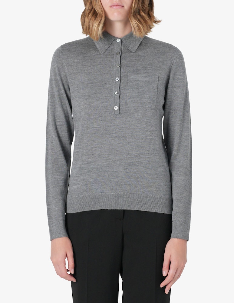 rinascente SEVENTY Merino wool polo