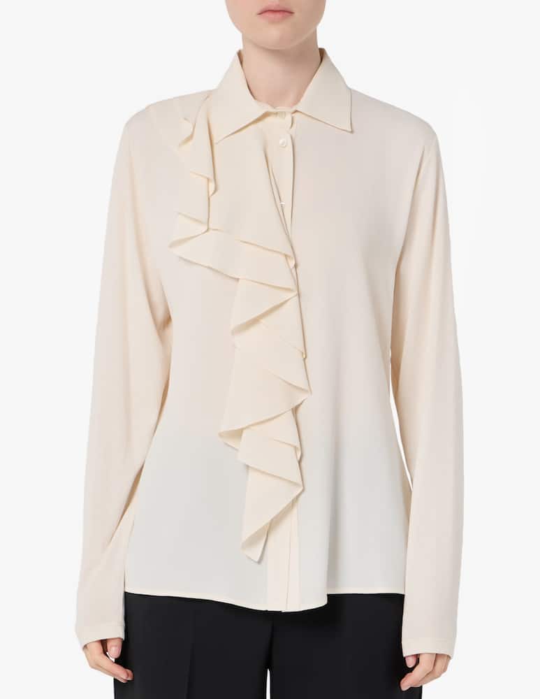 rinascente SEVENTY Camicia seta con volant