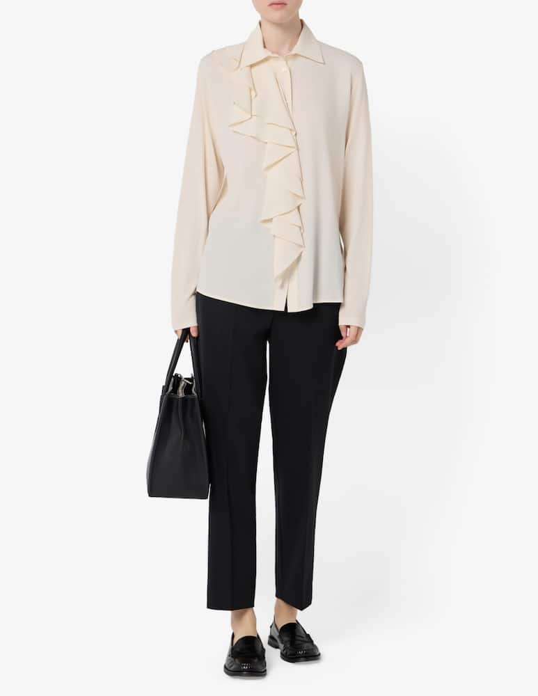 rinascente SEVENTY Camicia seta con volant