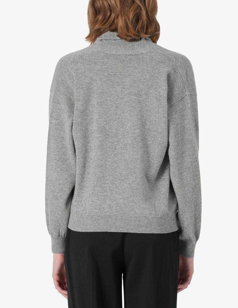 rinascente SEVENTY Wrap neck wool jumper