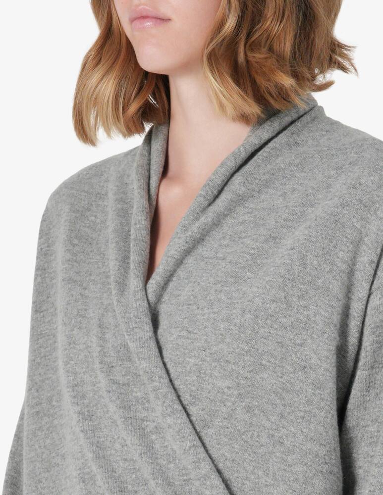 rinascente SEVENTY Wrap neck wool jumper