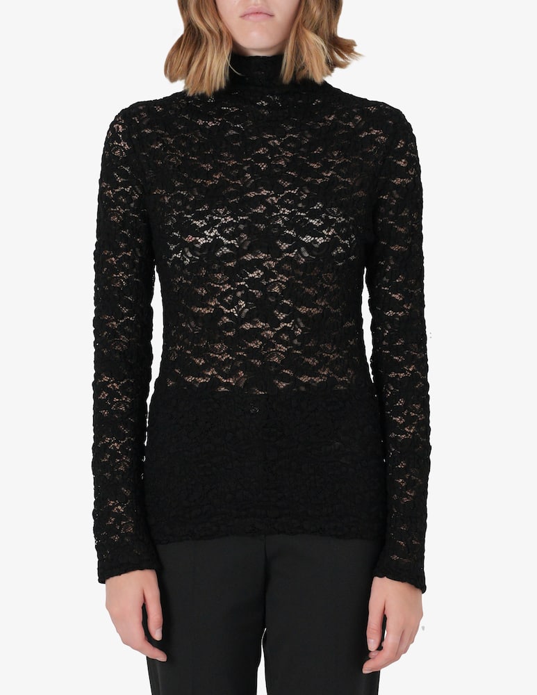 rinascente SEVENTY Lace stretch jumper