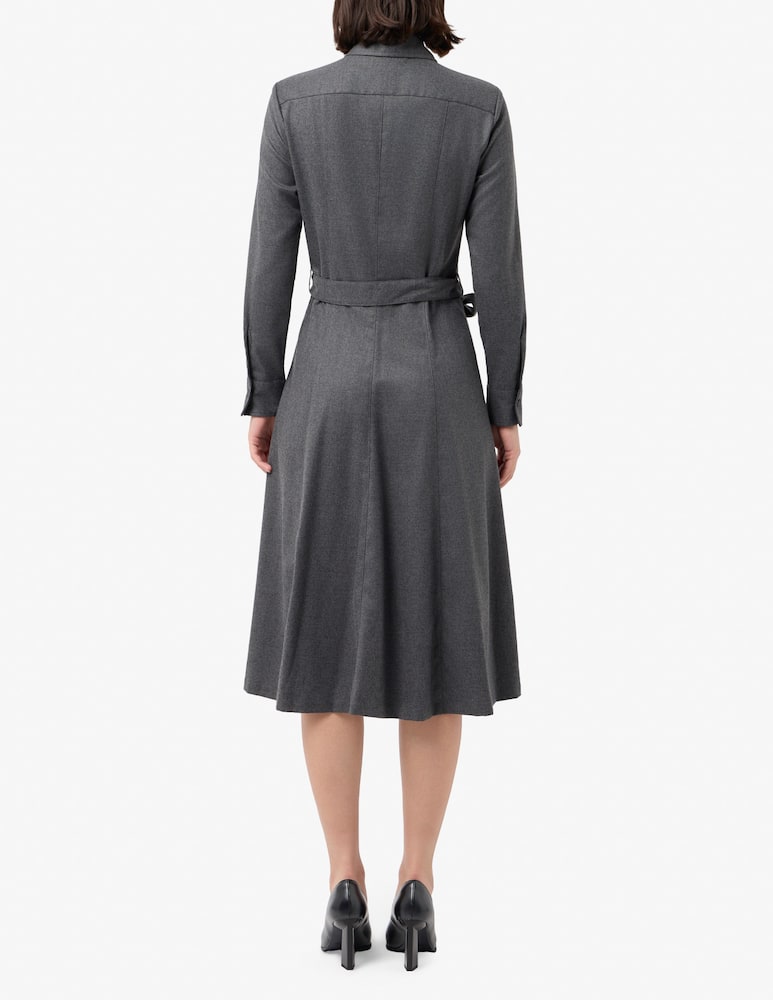 rinascente SEVENTY Flannel belted dress