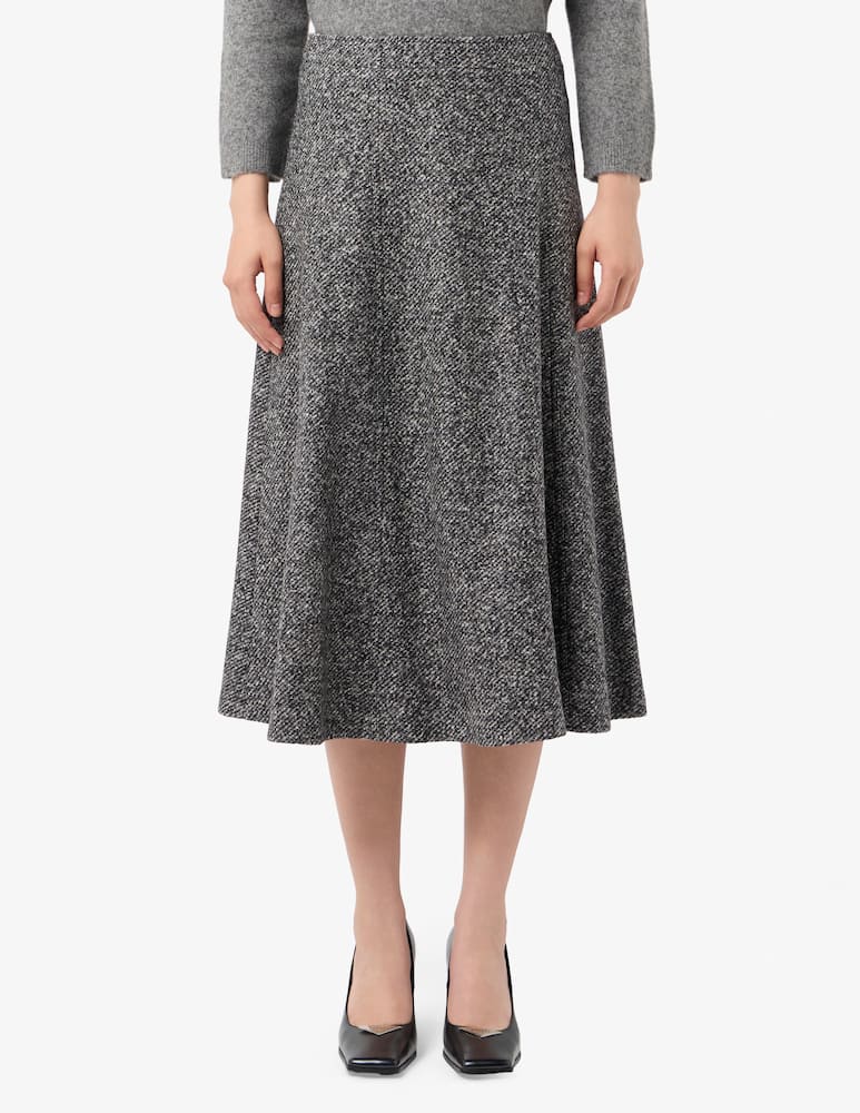 rinascente SEVENTY Micro-pattern knit skirt