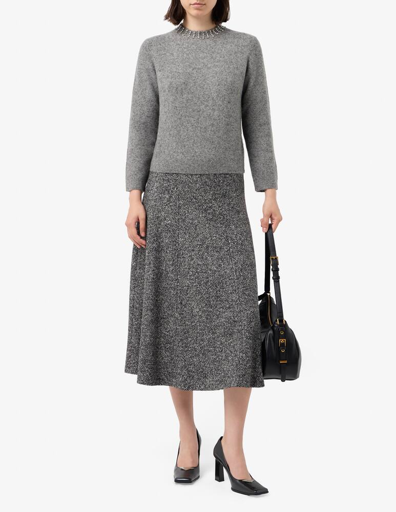 rinascente SEVENTY Micro-pattern knit skirt