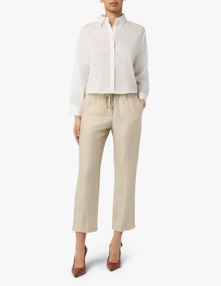 rinascente 19.70 Seventy Shirt with embroidered flowers