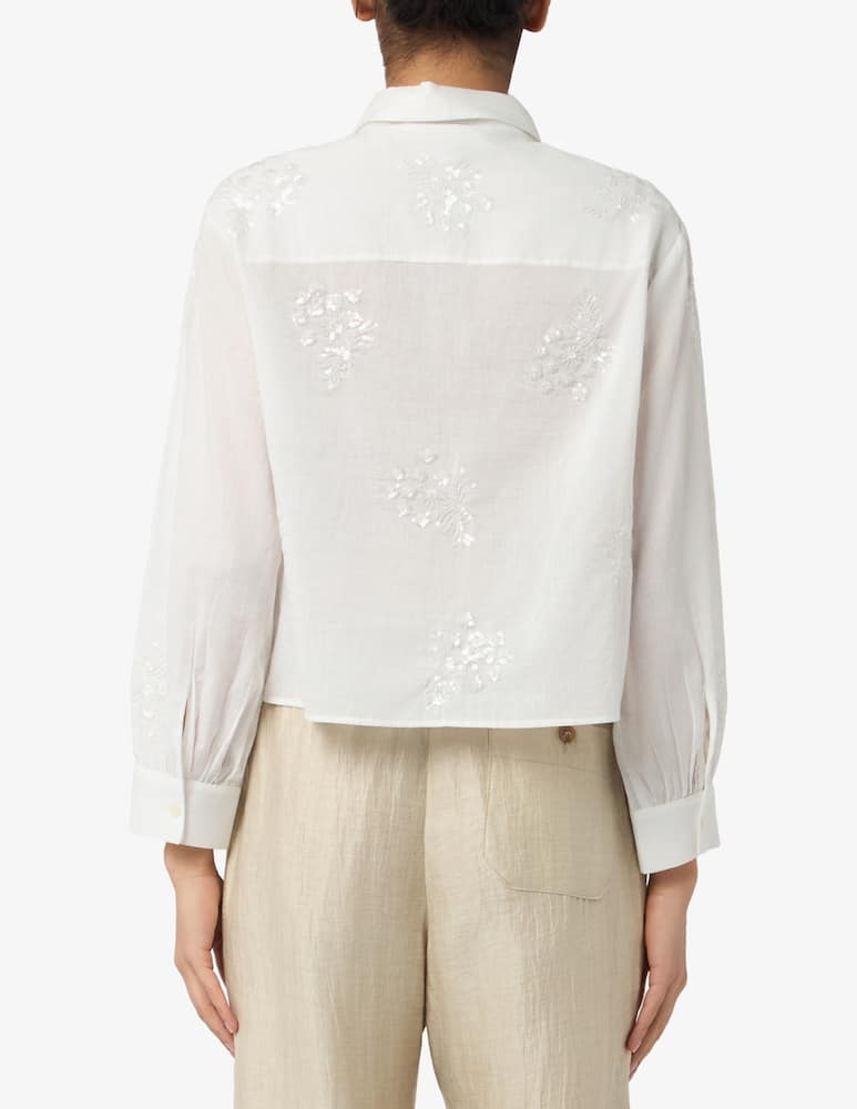 rinascente 19.70 Seventy Shirt with embroidered flowers