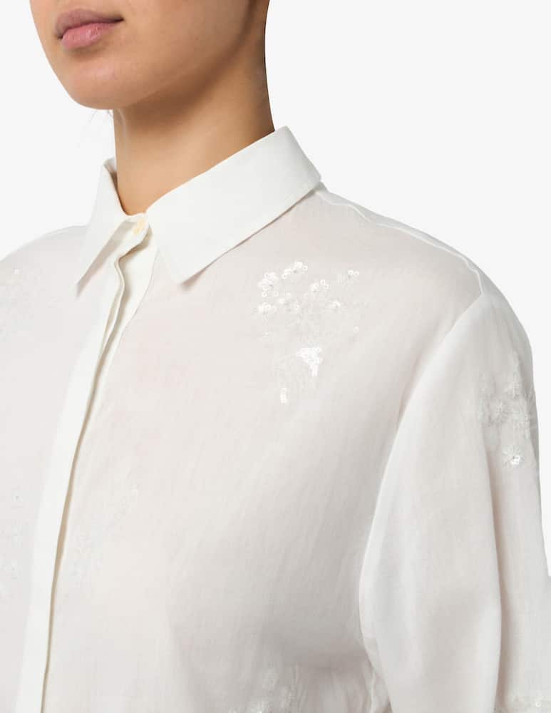 rinascente 19.70 Seventy Shirt with embroidered flowers
