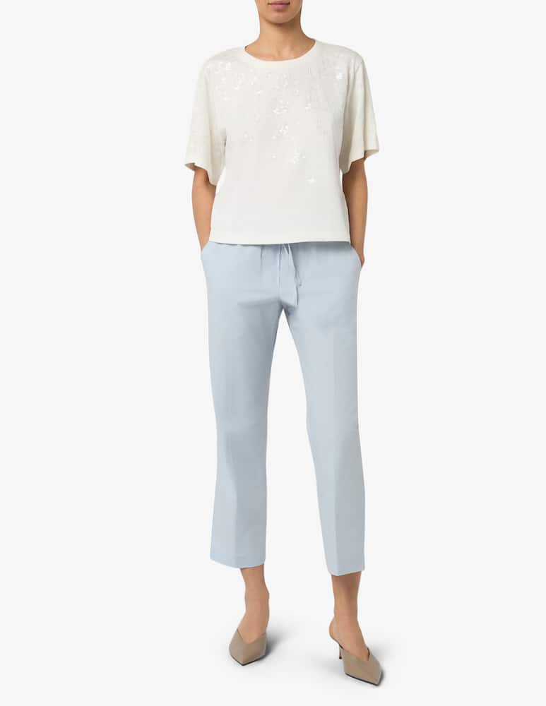 rinascente 19.70 Seventy Embroidered sequin cotton t-shirt