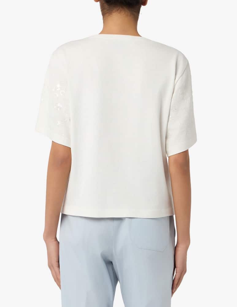 rinascente 19.70 Seventy Embroidered sequin cotton t-shirt