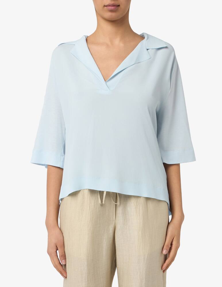 19.70 Seventy Blusa in misto cotone - immagine 1