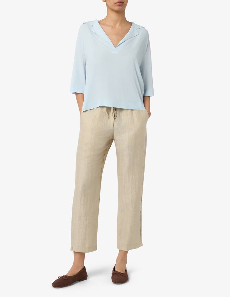 19.70 Seventy Blusa in misto cotone - immagine 2