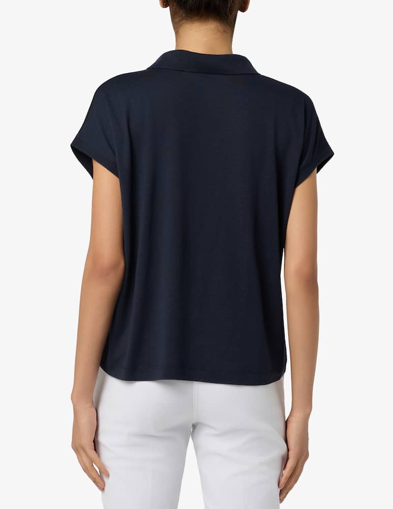 rinascente 19.70 Seventy Sleeveless silk blend polo top