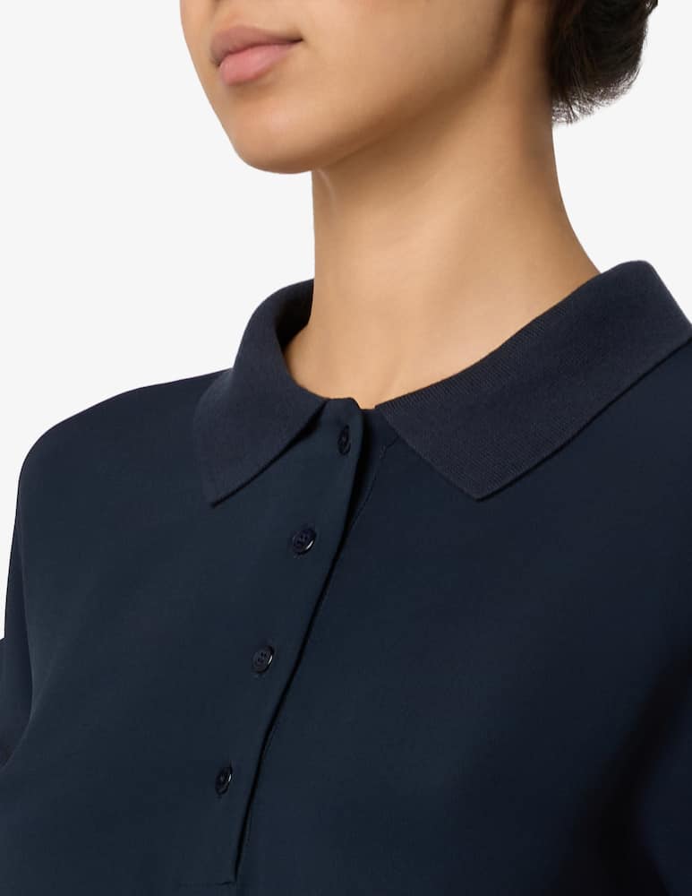 rinascente 19.70 Seventy Sleeveless silk blend polo top