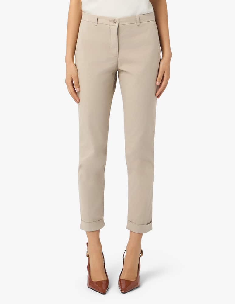 19.70 Seventy Pantaloni in gabardina - immagine 1 19.70 Seventy Pantaloni in gabardina - immagine 1