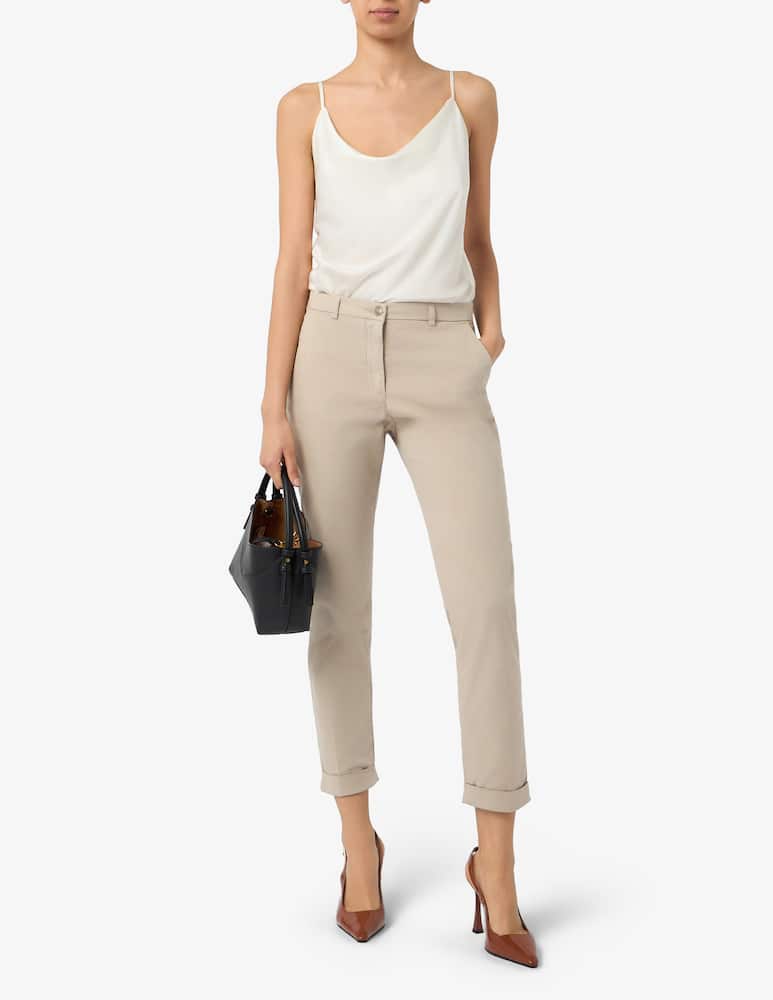 19.70 Seventy Pantaloni in gabardina - immagine 2 19.70 Seventy Pantaloni in gabardina - immagine 2