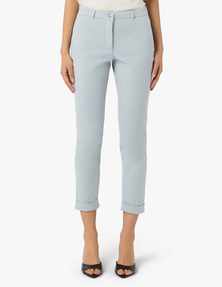 19.70 Seventy Gabardine cropped trousers - picture 1
