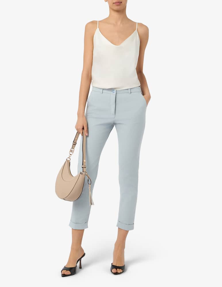 19.70 Seventy Gabardine cropped trousers - picture 2