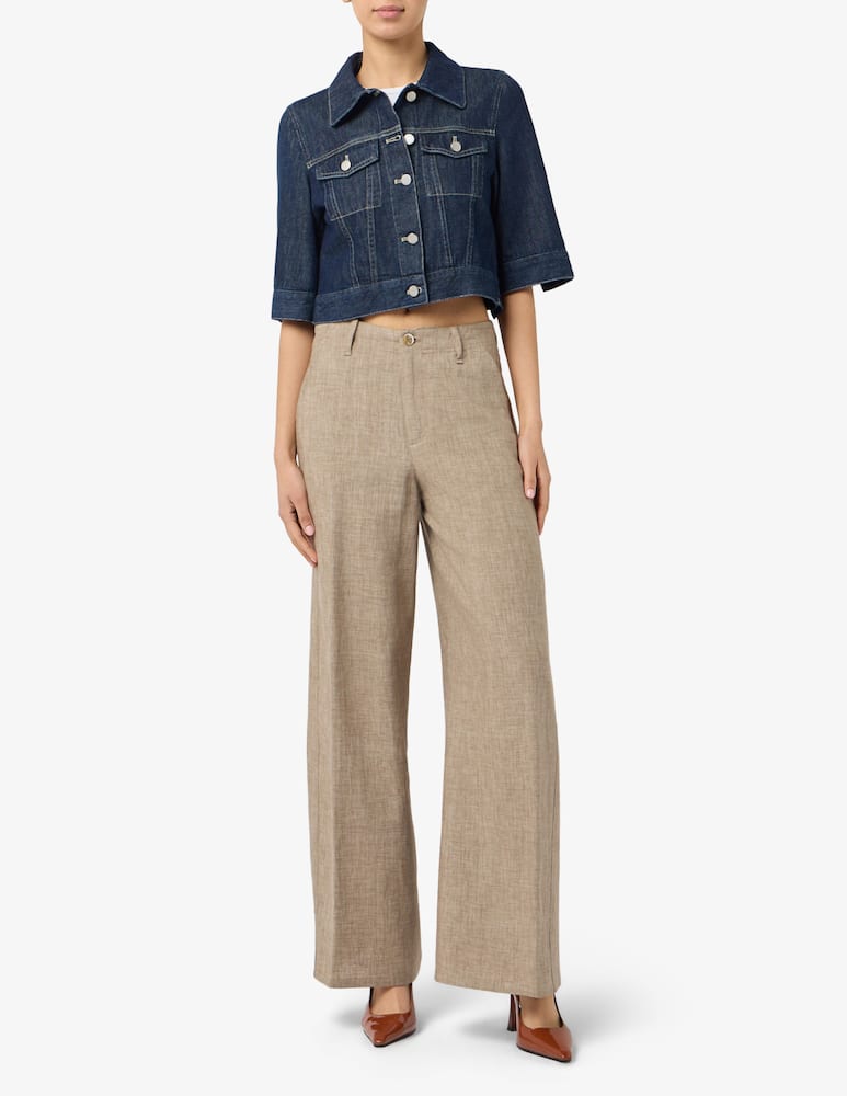 rinascente 19.70 Seventy Giacca jeans crop