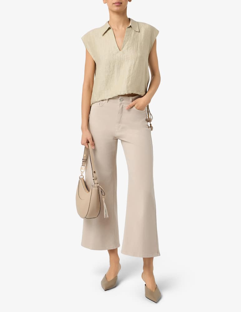 rinascente 19.70 Seventy Wide leg five pocket trousers