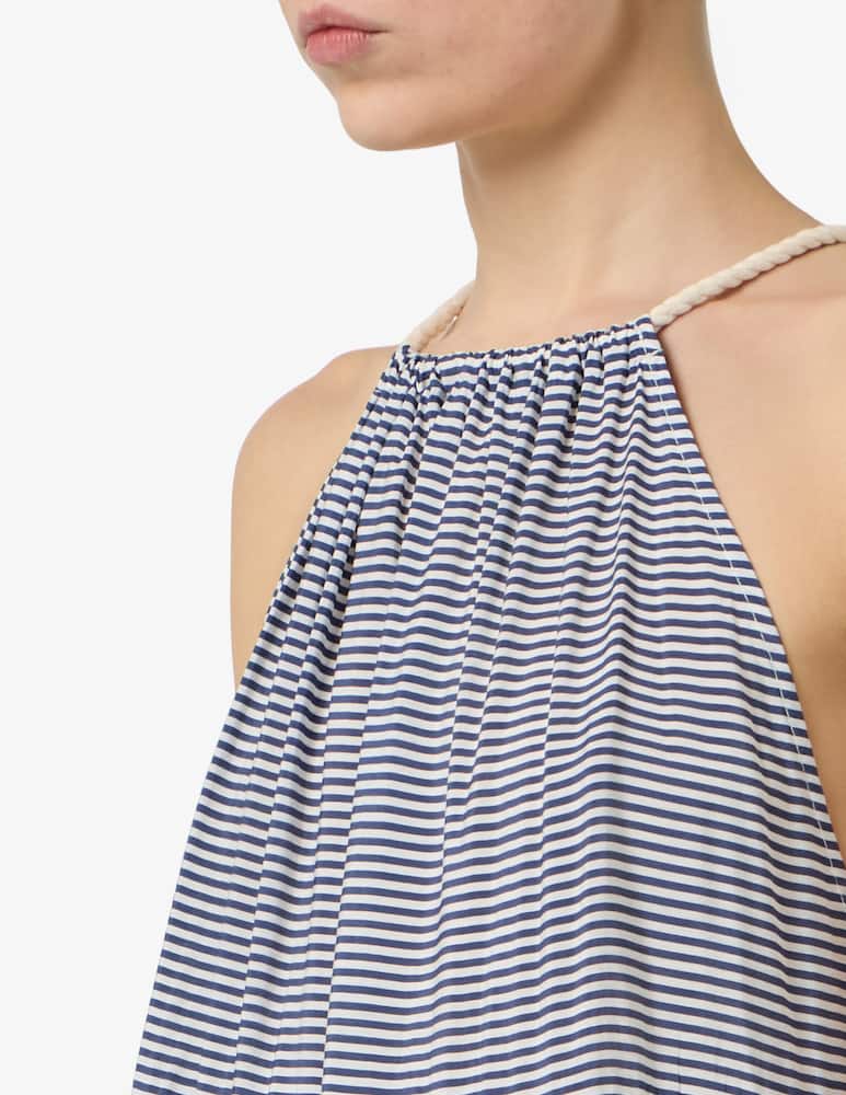 rinascente 19.70 Seventy Striped halterneck maxi dress