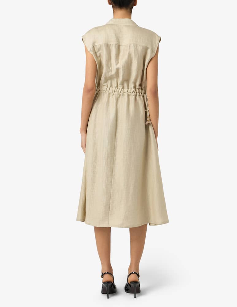 rinascente 19.70 Seventy Linen blend midi dress