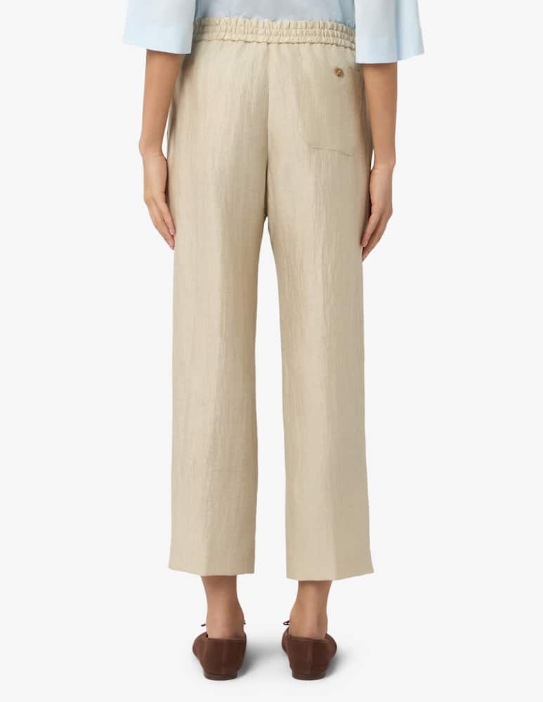 rinascente 19.70 Seventy Linen blend straight-leg trousers
