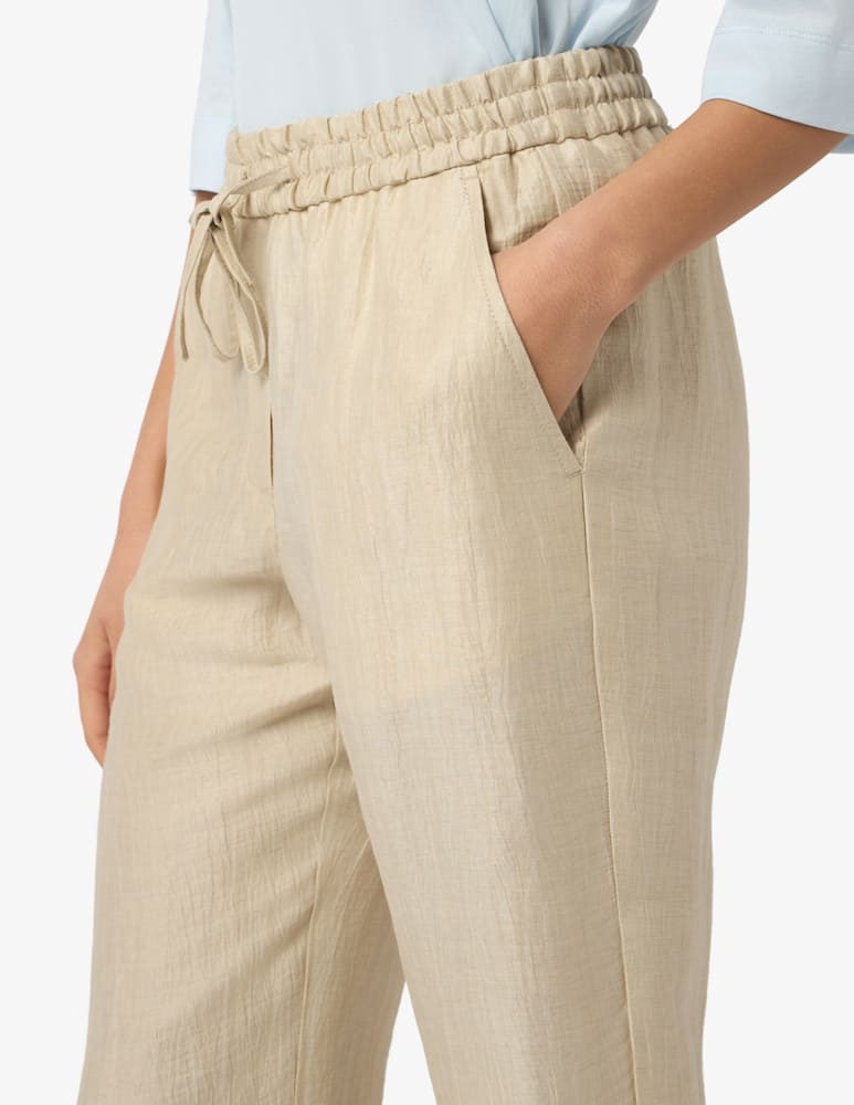 rinascente 19.70 Seventy Linen blend straight-leg trousers