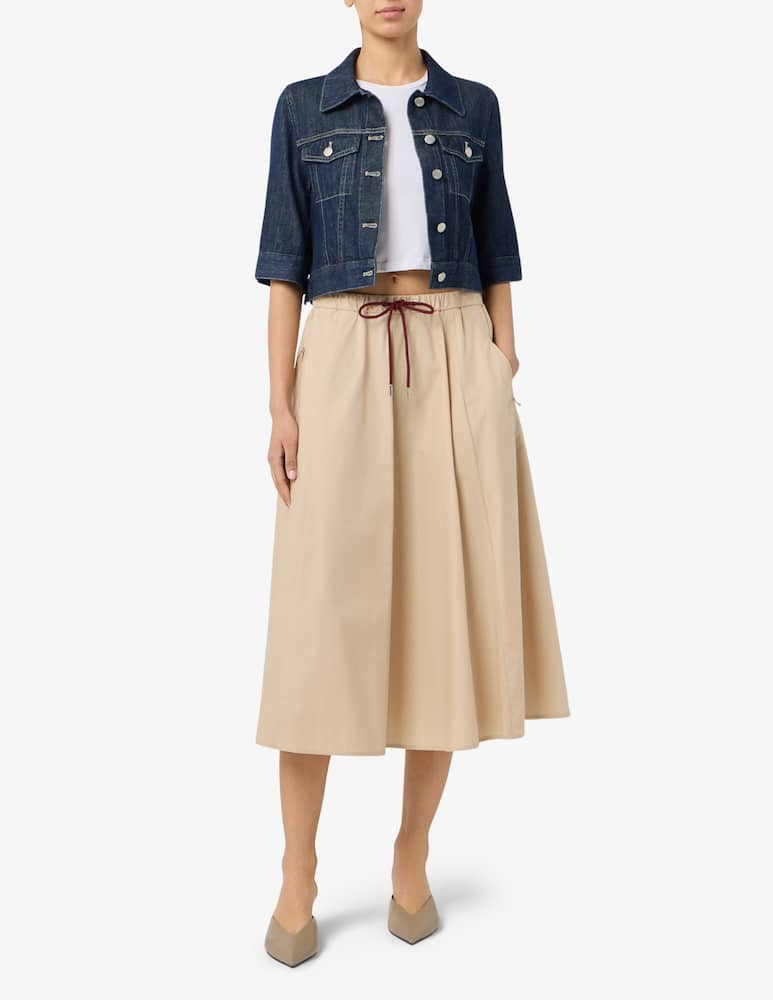 rinascente 19.70 Seventy Cotton midi skirt