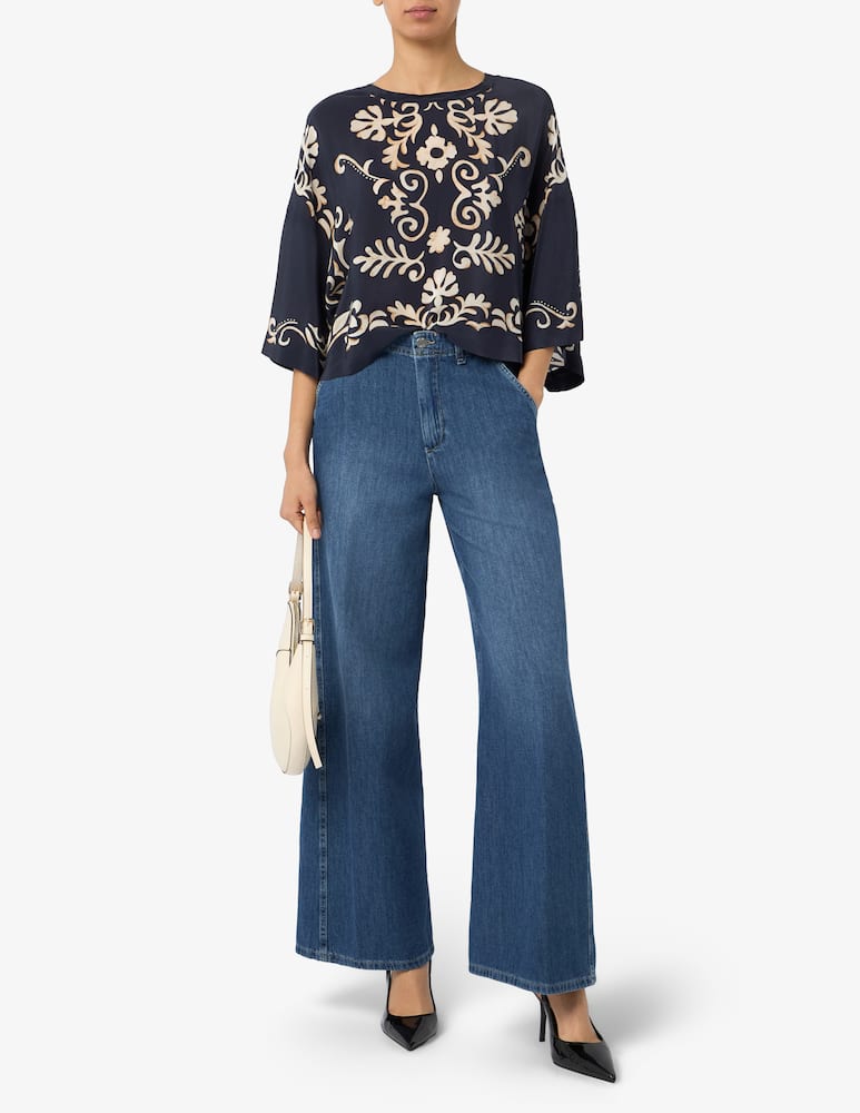 rinascente 19.70 Seventy Jeans fluidi gamba ampia