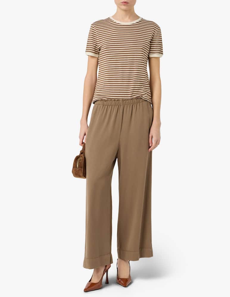 rinascente 19.70 Seventy Tencel wide leg trousers