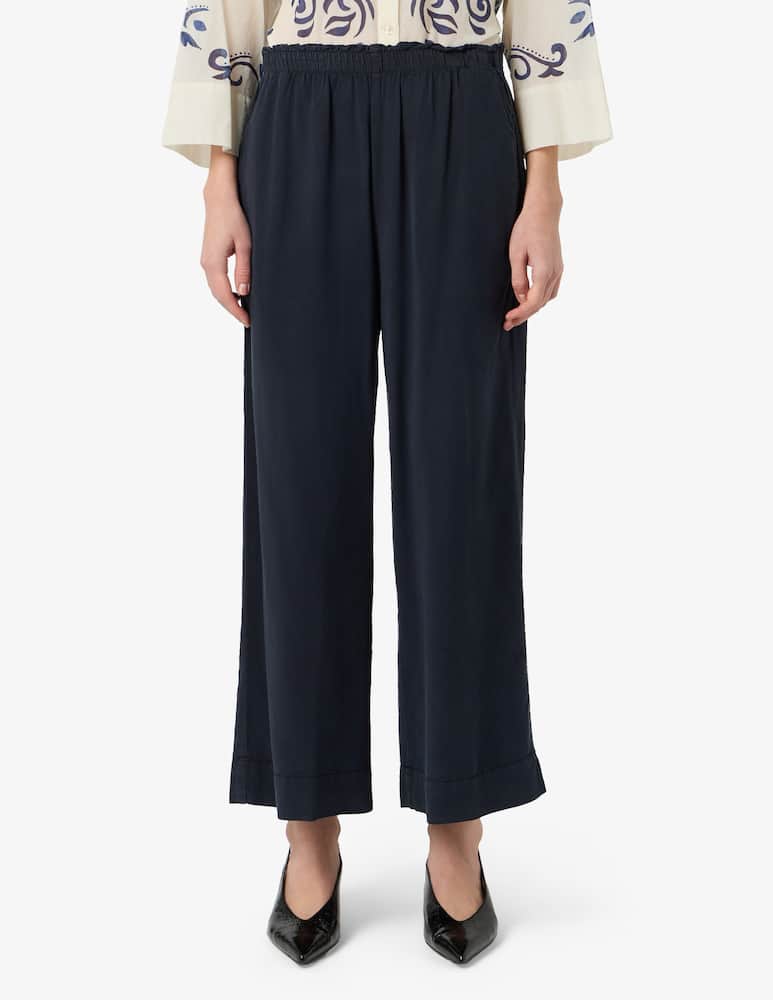 rinascente 19.70 Seventy Tencel wide leg trousers