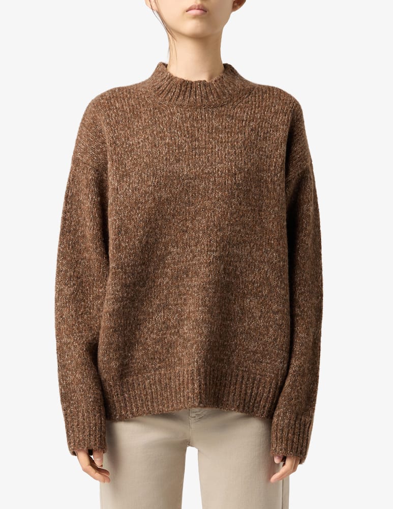 19.70 Seventy Maglione girocollo filo mouliné - immagine 1 19.70 Seventy Maglione girocollo filo mouliné - immagine 1