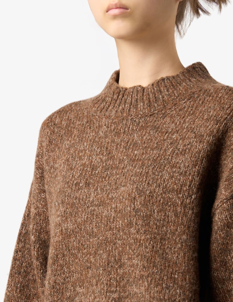 19.70 Seventy Maglione girocollo filo mouliné - immagine 4 19.70 Seventy Maglione girocollo filo mouliné - immagine 4