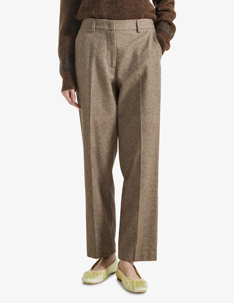 rinascente 19.70 Seventy Brushed herringbone trousers