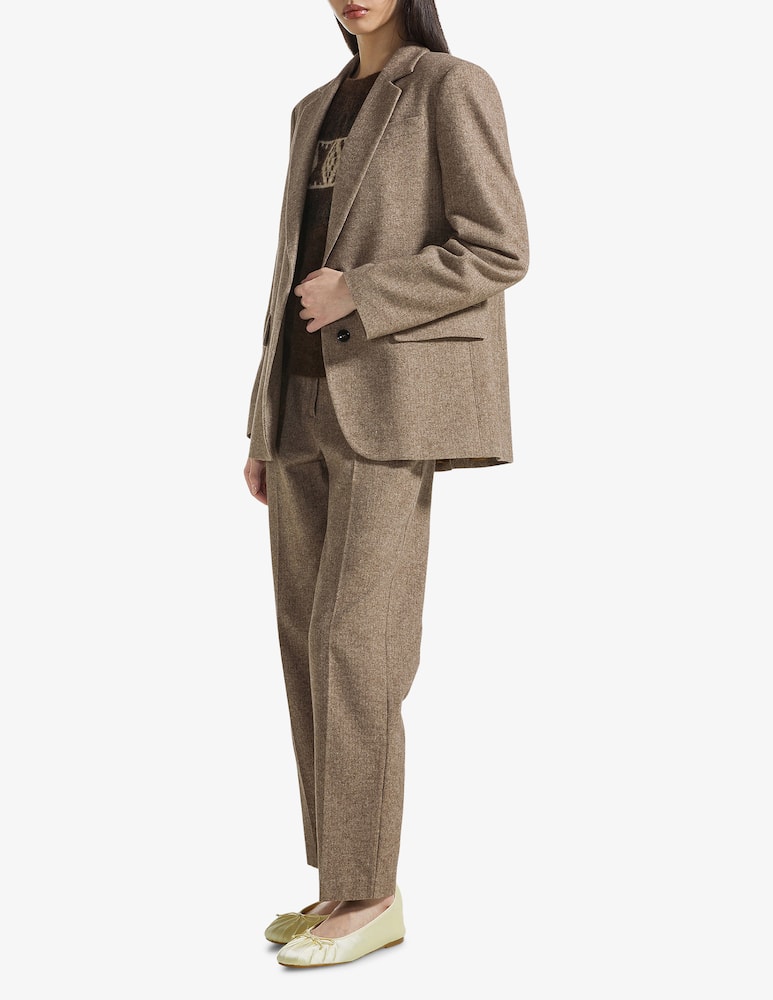 rinascente 19.70 Seventy Brushed herringbone trousers
