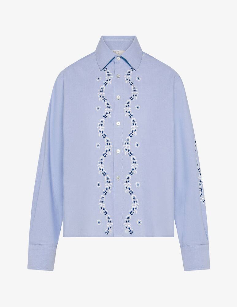19.70 Seventy Embroidered oxford shirt - picture 5 19.70 Seventy Embroidered oxford shirt - picture 5