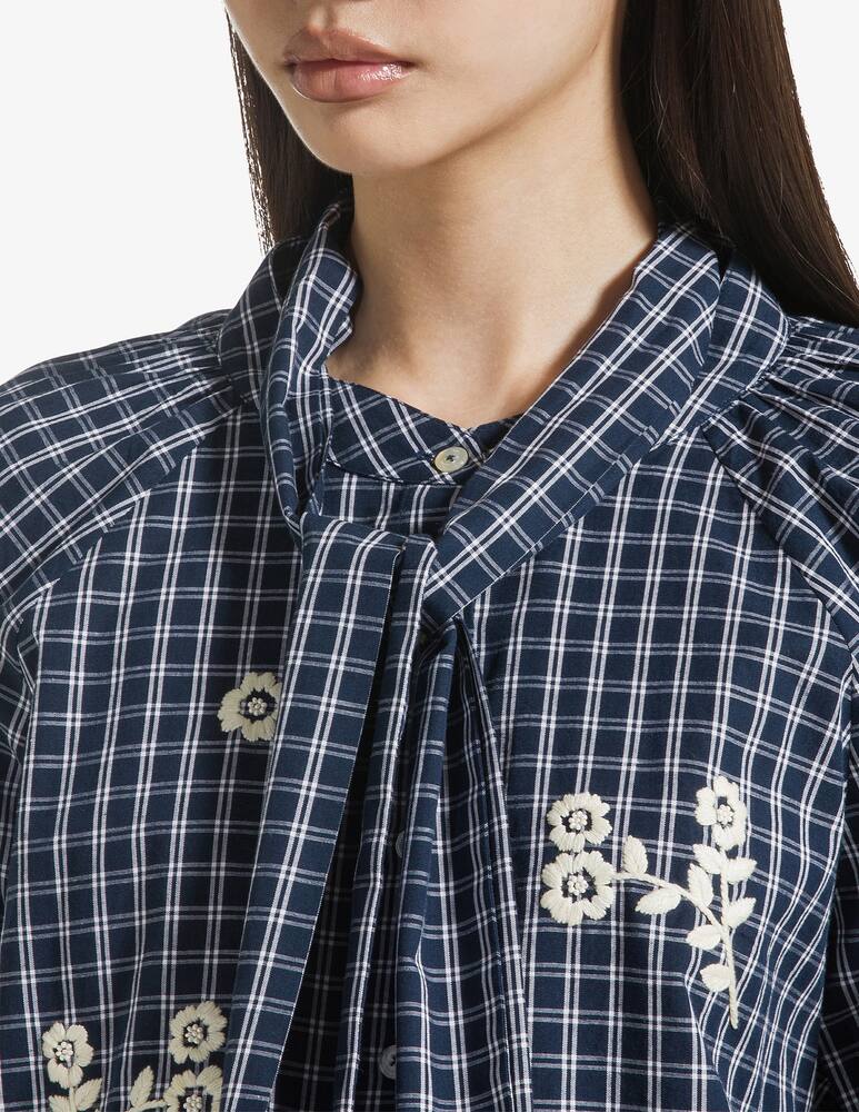 19.70 Seventy Embroidered check shirt - picture 4 19.70 Seventy Embroidered check shirt - picture 4