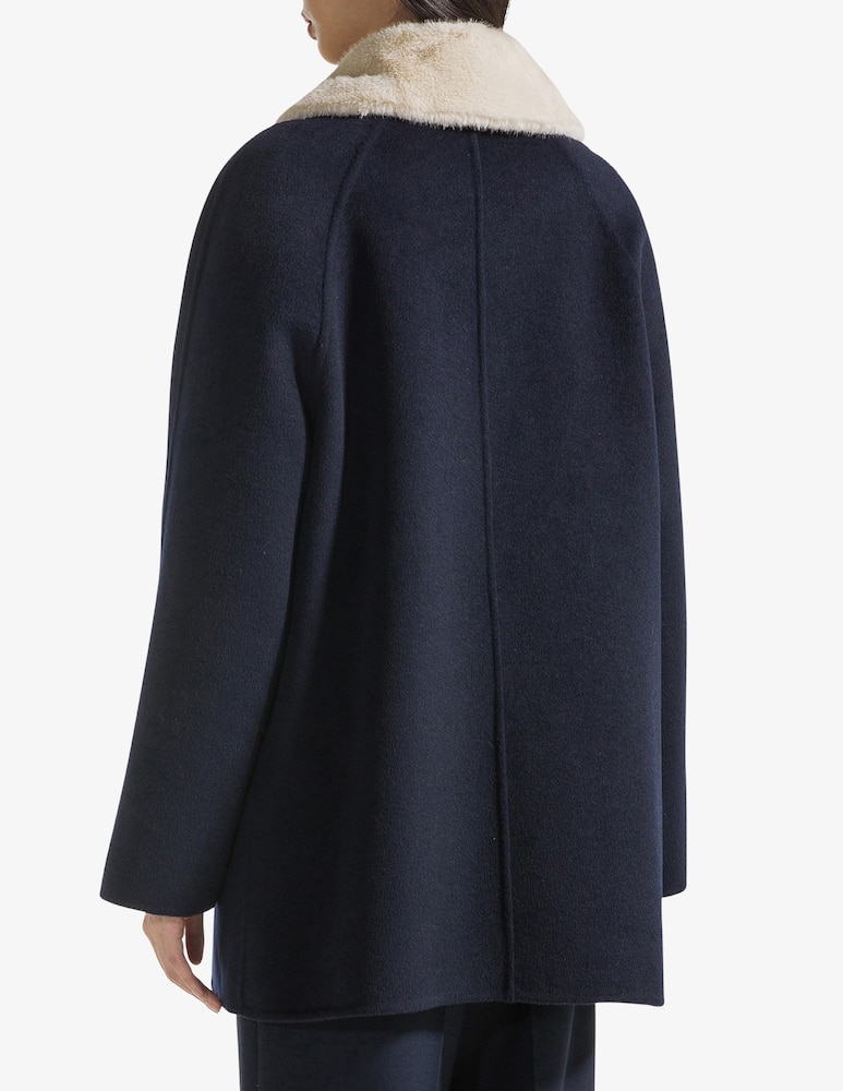 rinascente 19.70 Seventy Cappotto con collo in finta pelliccia