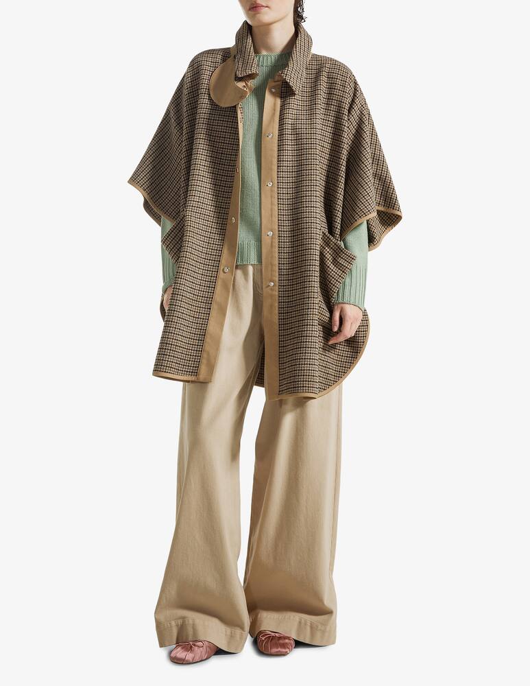 rinascente 19.70 Seventy Poncho pied de poule