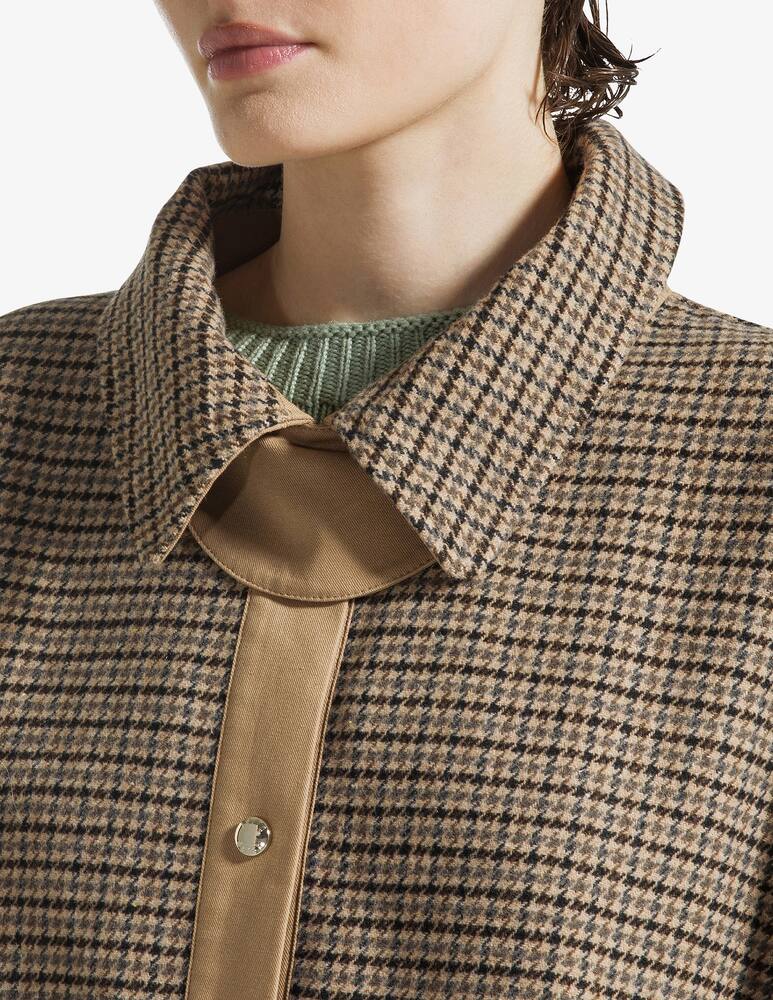 rinascente 19.70 Seventy Poncho pied de poule
