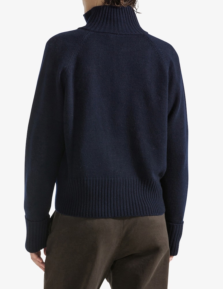 19.70 Seventy Zipped wool-blend turtleneck jumper - picture 3 19.70 Seventy Zipped wool-blend turtleneck jumper - picture 3