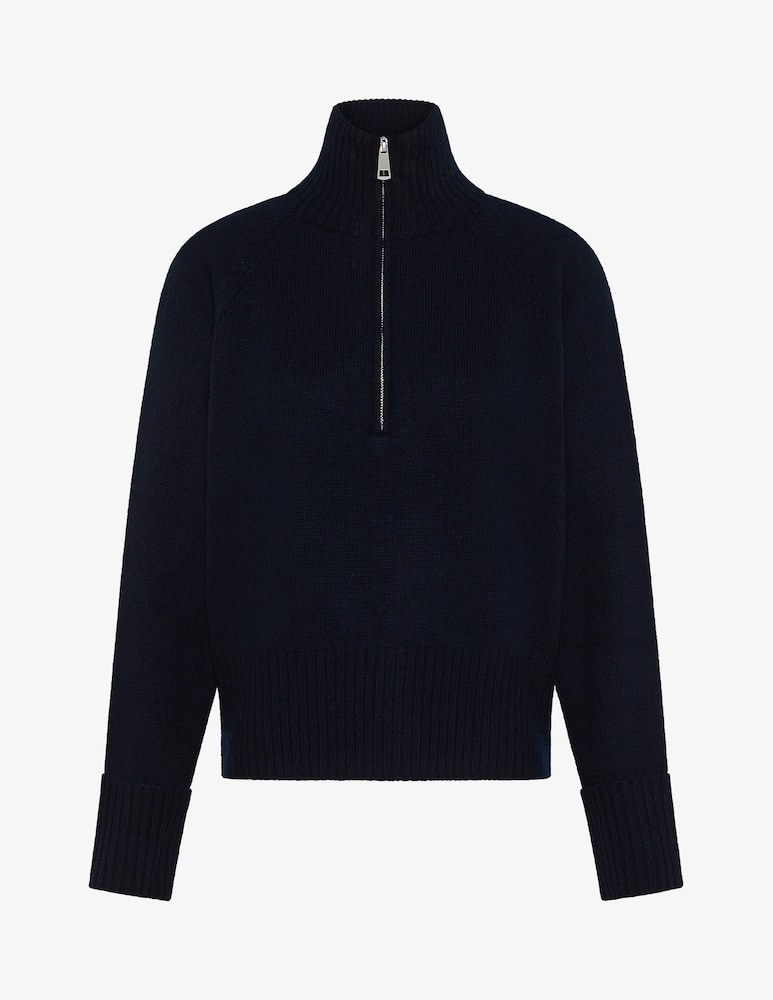 19.70 Seventy Zipped wool-blend turtleneck jumper - picture 5 19.70 Seventy Zipped wool-blend turtleneck jumper - picture 5