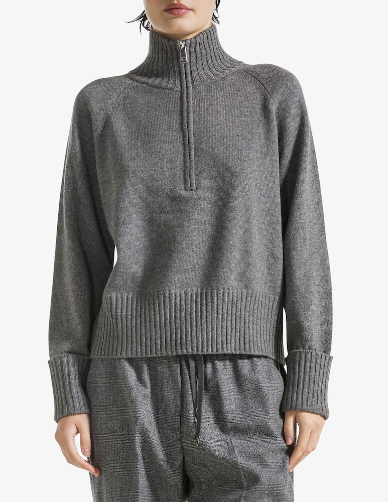 19.70 Seventy Zip-neck wool-blend jumper - picture 1 19.70 Seventy Zip-neck wool-blend jumper - picture 1